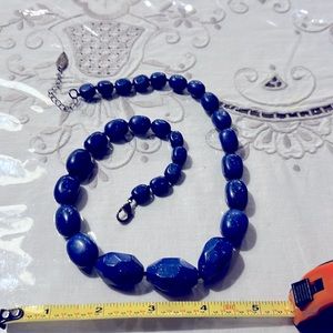 Lapis Lazuli bead necklace 18.5 inches Coldwater Creek